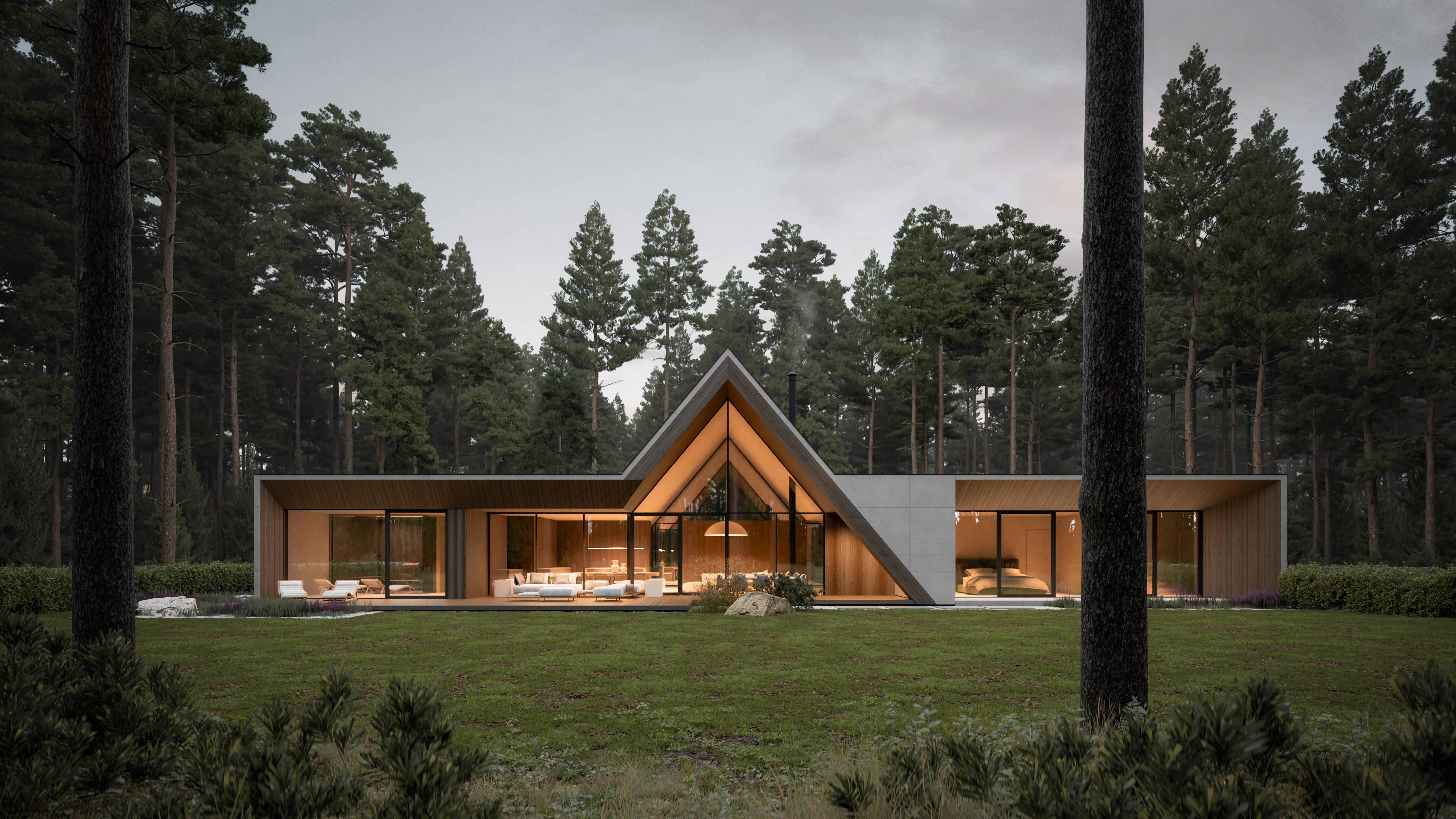 A-frame house | MAK Group | Architecture & Interior Design | MAK Group