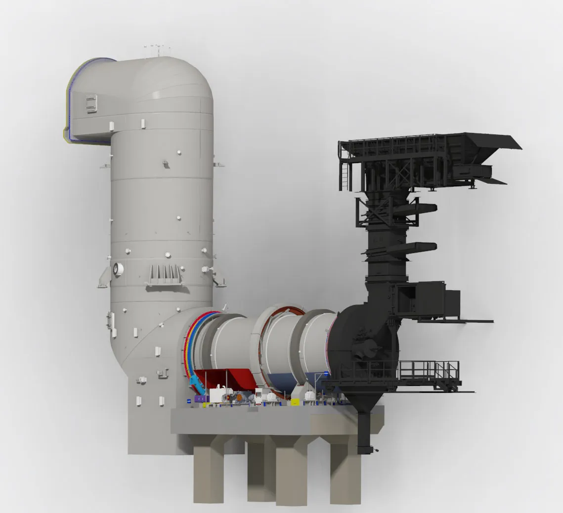 Rotary Kiln System Hazardous Waste