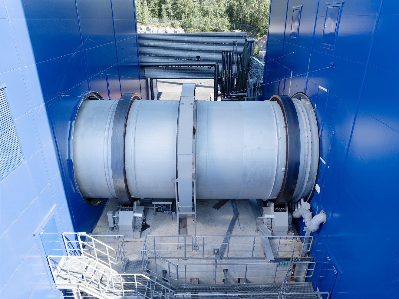 Kanadevia Inova Hazardous Waste Rotary Kiln outside