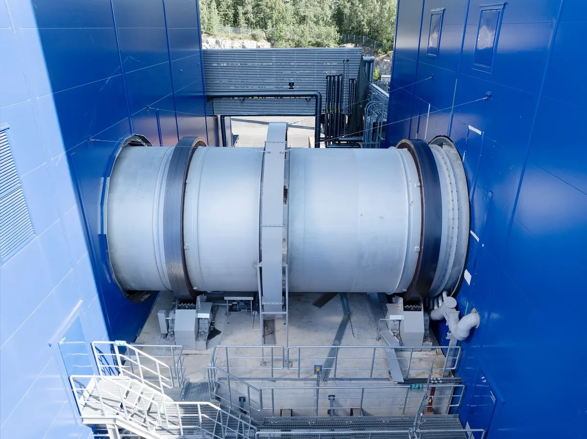 Kanadevia Inova Hazardous Waste Rotary Kiln outside