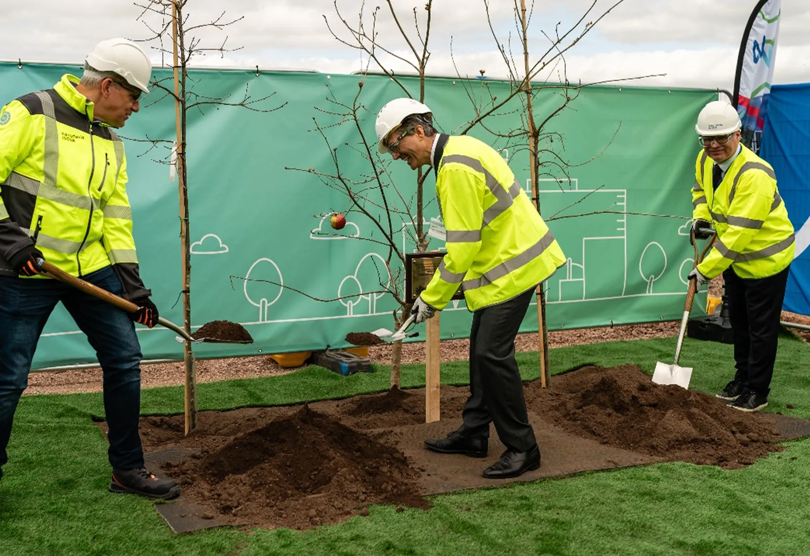 KVI Management planting trees