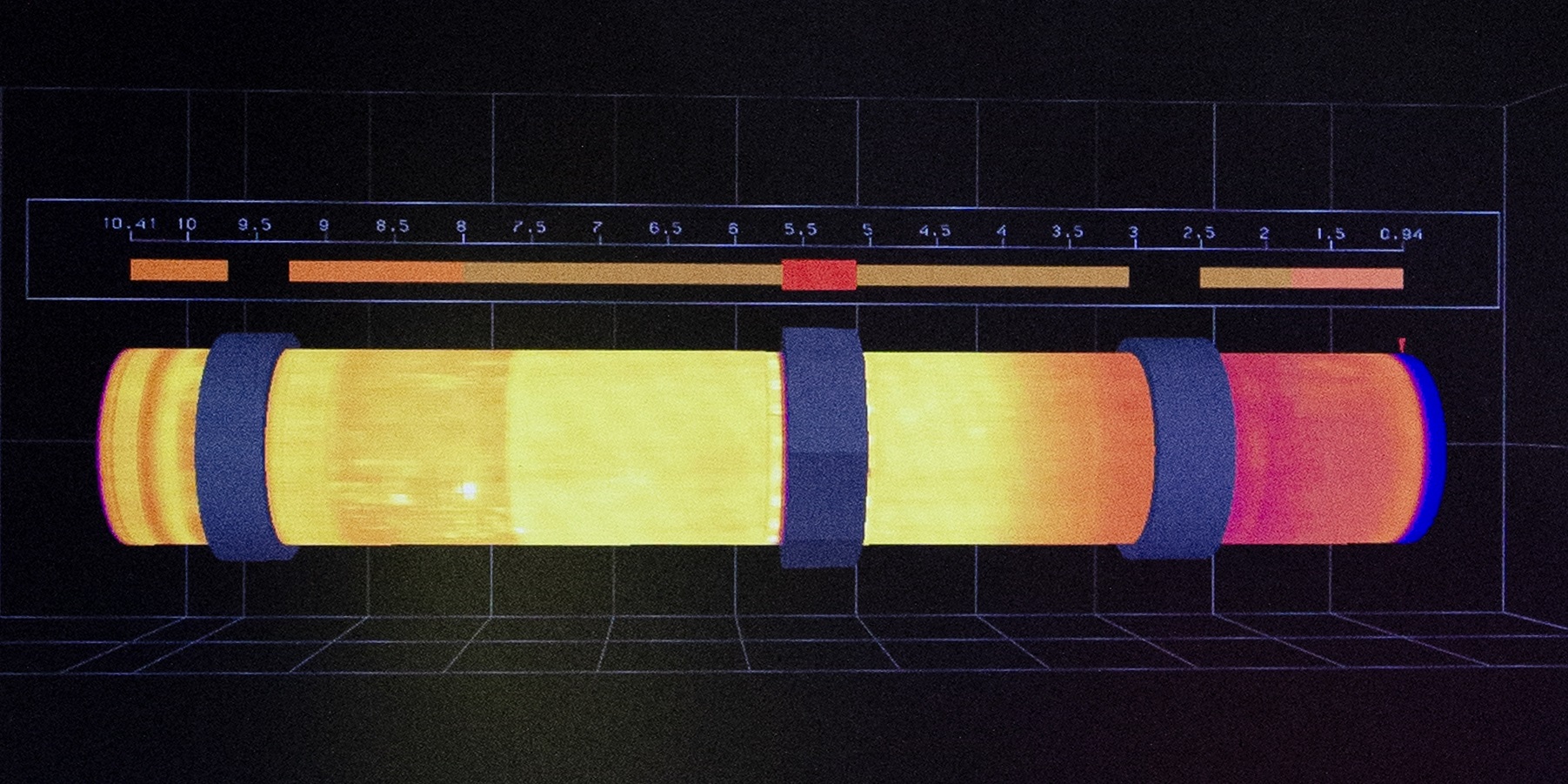 Kanadevia Inova Hazardous Waste Rotary Kiln temperature monitoring