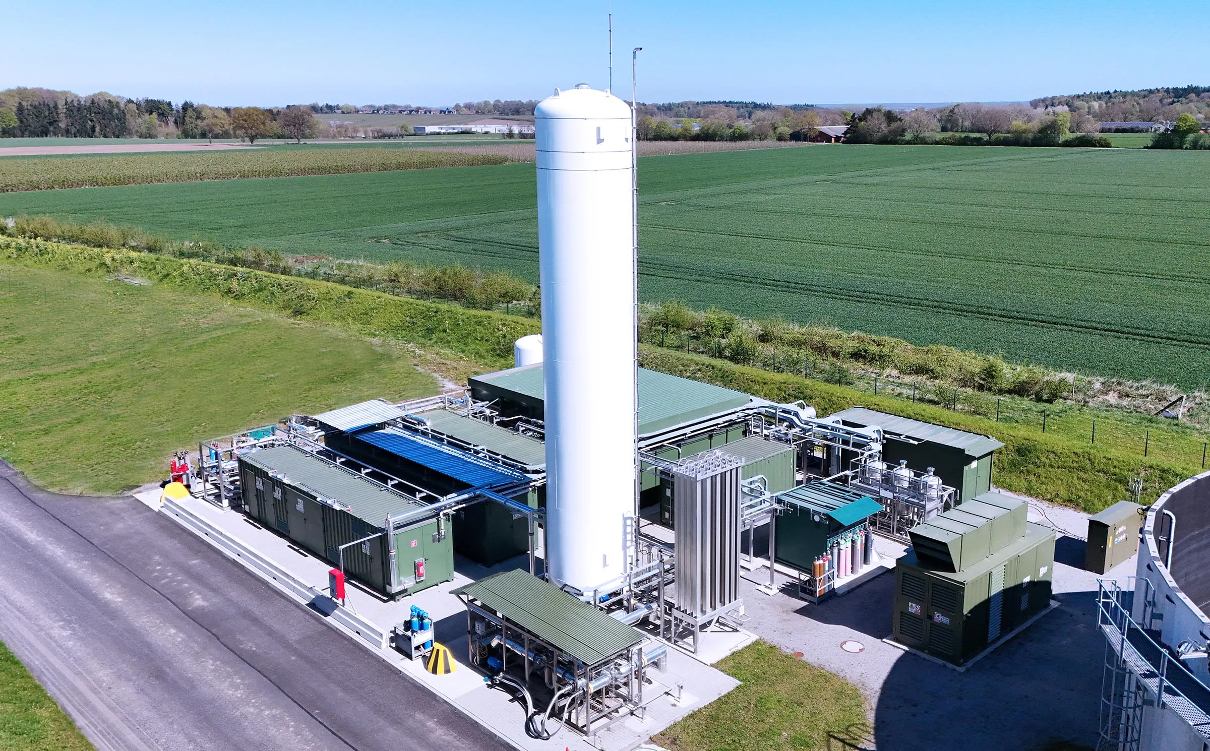 Apensen Gas Upgrading, CO2 and Biomethane Liquefaction Gallery Image