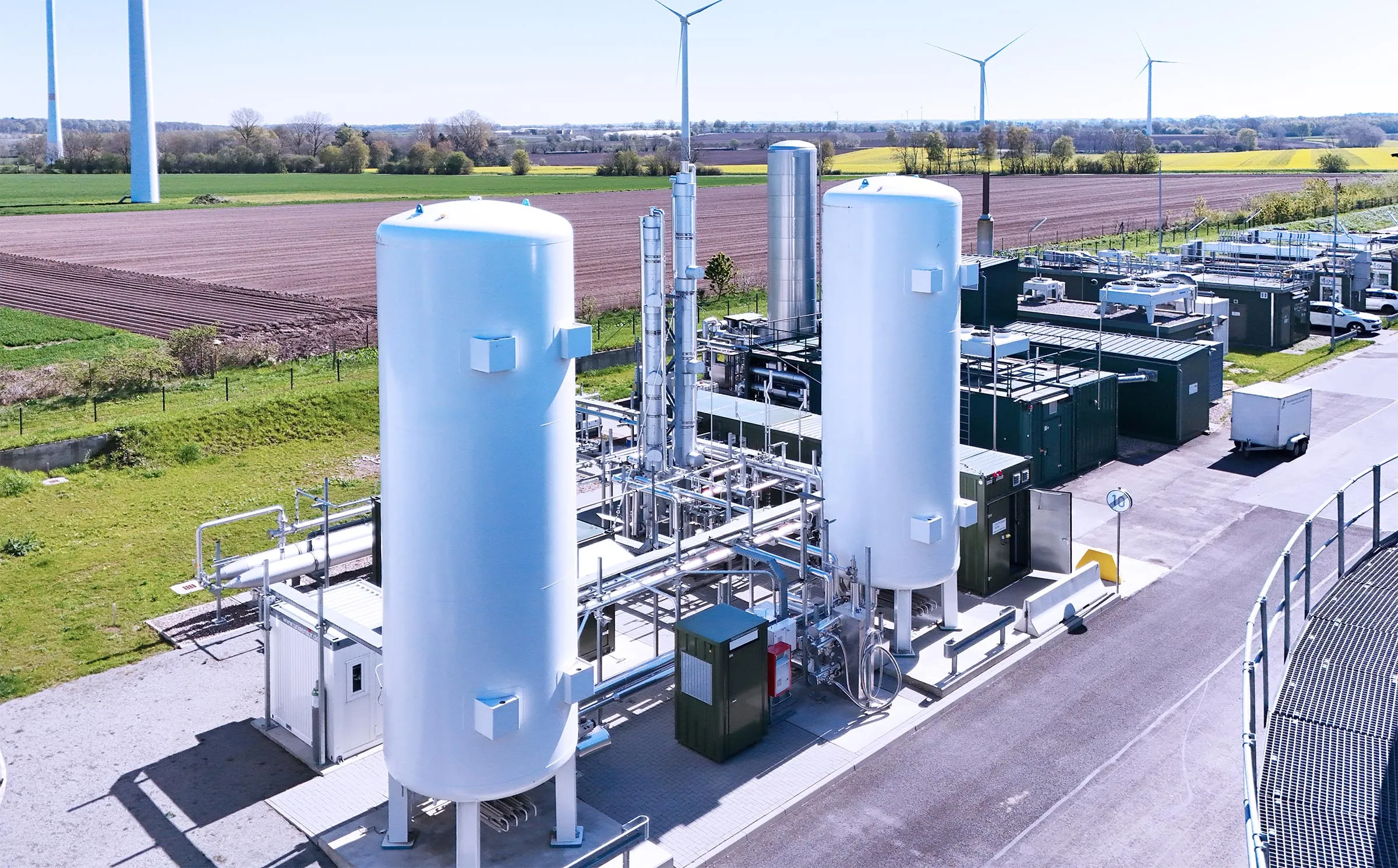 Apensen Gas Upgrading, CO2 and Biomethane Liquefaction Gallery Image
