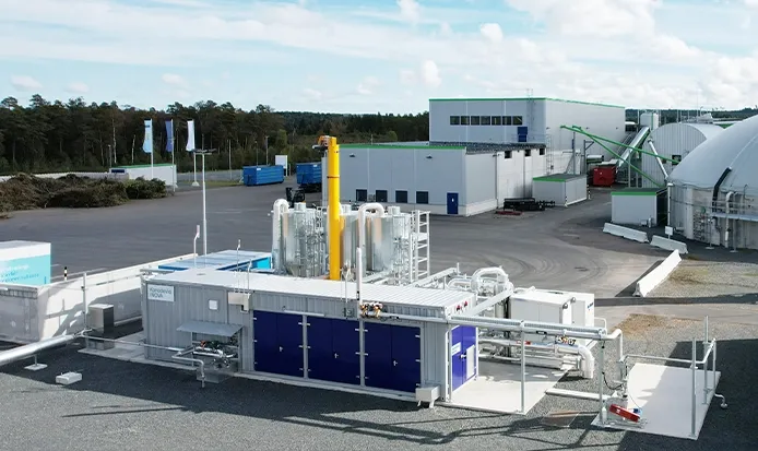 Technical Details of the Jönköping biogas plant in Sweden built by Kanadevia Inova