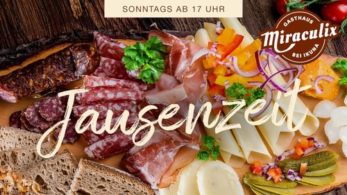 Jausenzeit im Miraculix Gasthaus Im Miraculix warten regelmäßig genussvolle Highlights und gemütliche Stunden auf euch.
