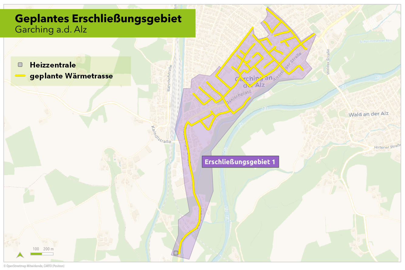 Geplantes Erschließungsgebiet Garching