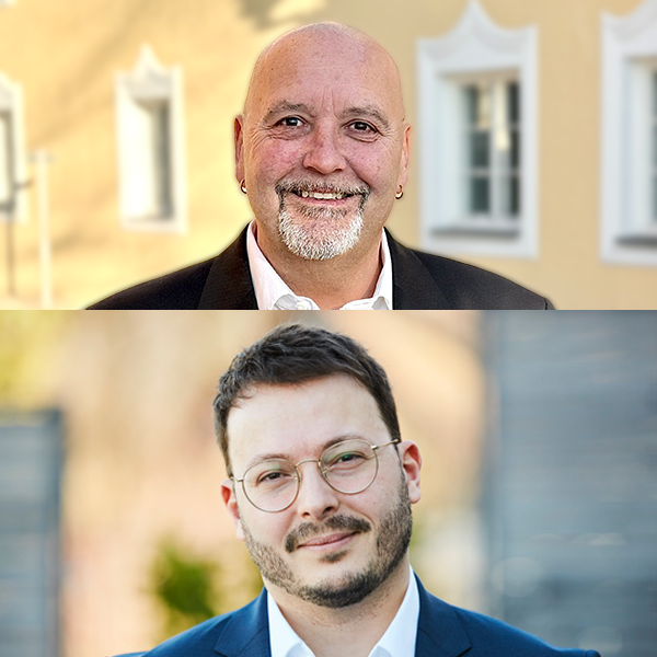 Marco Schwertberger Kundenberater GPJ und Jürgen Huber Vertrieb EGIS