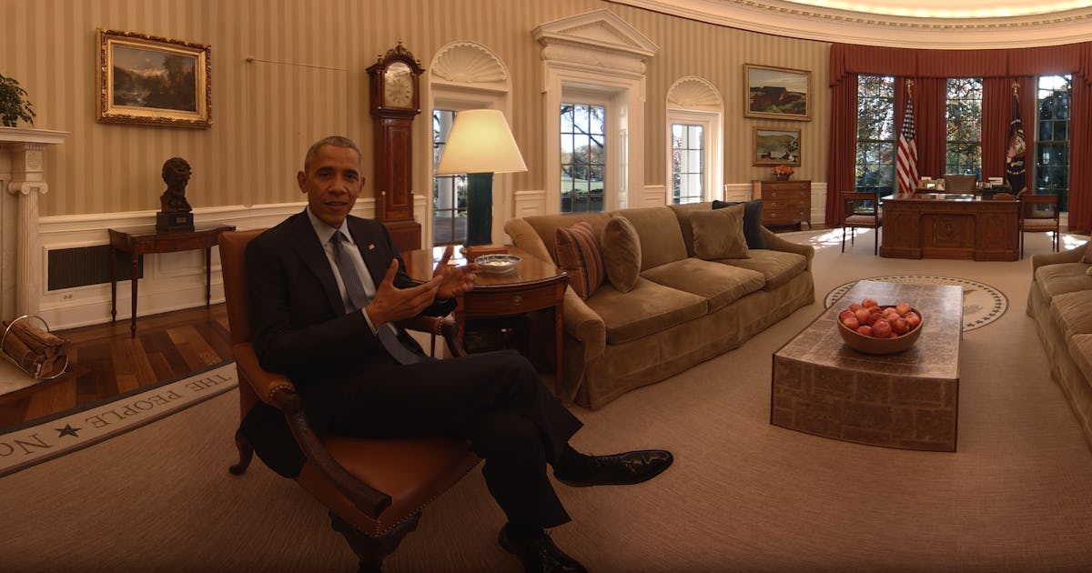 This White House VR Tour Will Feed Your Obama Nostalgia