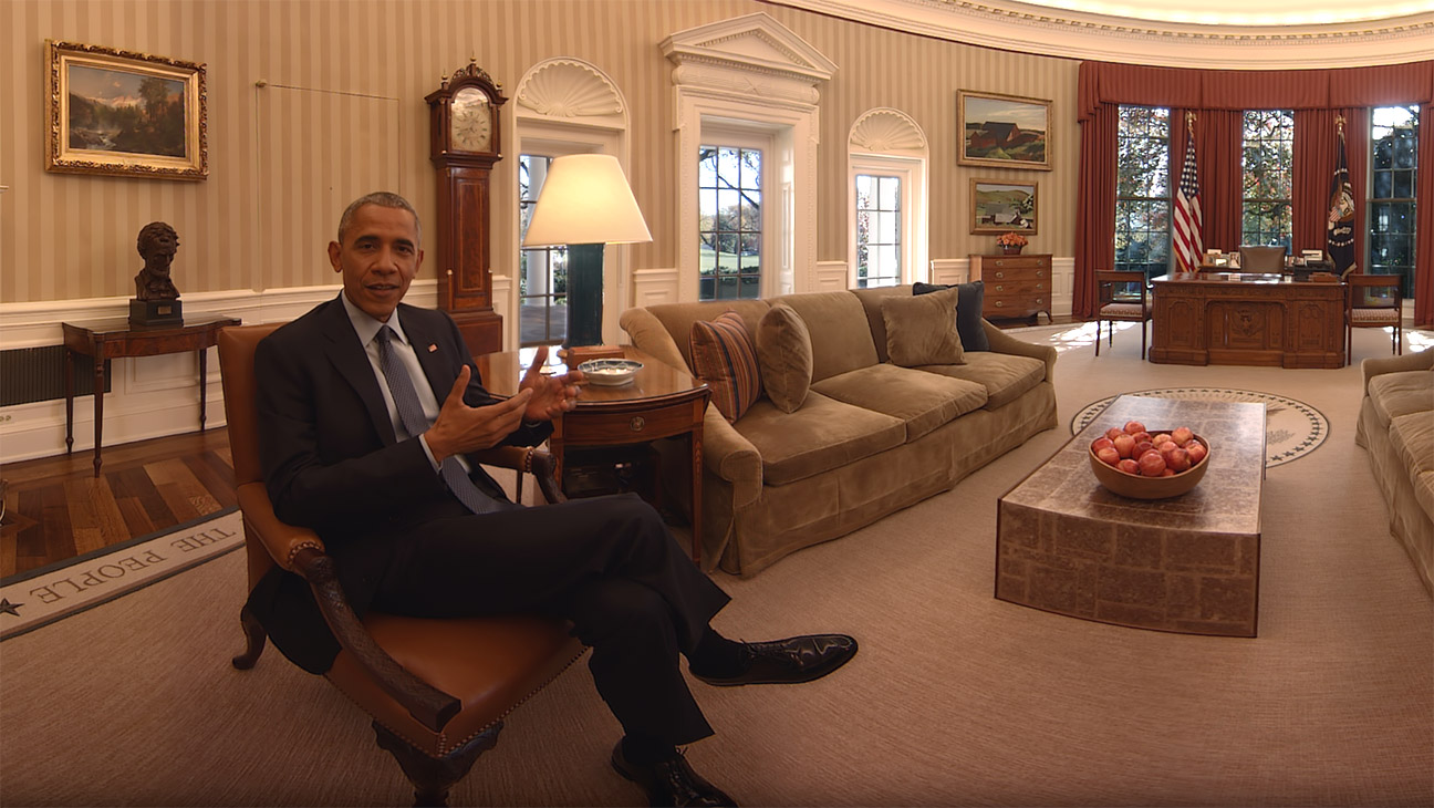 President Obama Gives 360-Degree White House Tour During Final Days in Office
