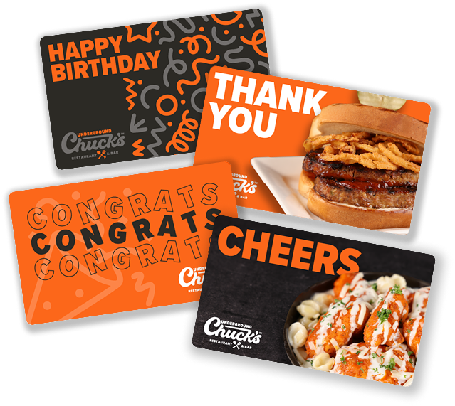 GIVE THE GIFT of GREAT FOOD & GREAT TIMES!