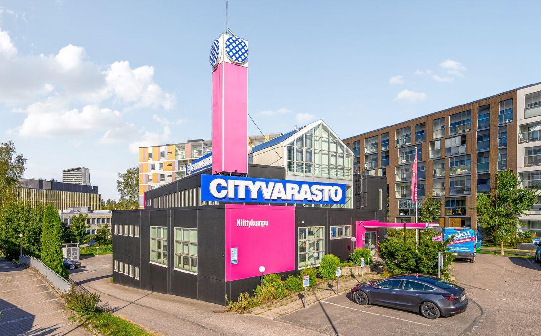 Cityvarasto Business Center Espoon Niittykummussa — julkisivukuva