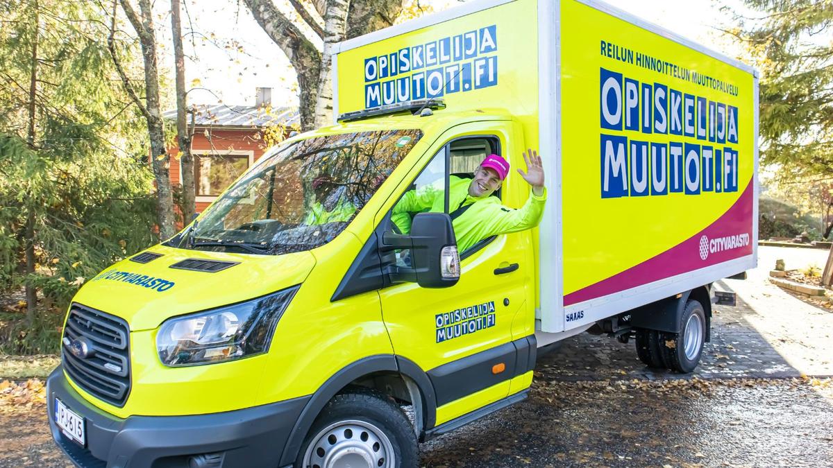 Opiskelijamuuttojen muuttoauto ja työntekijä – muuton lisäpalvelut
