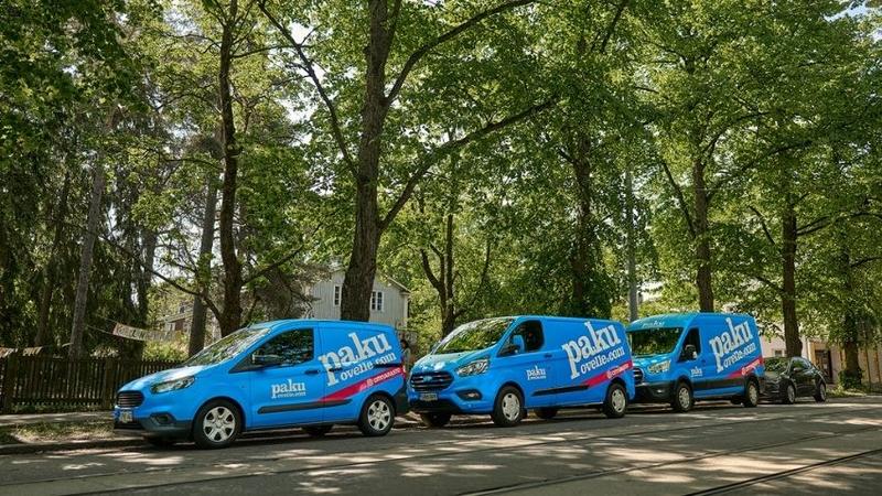PakuOvelle.com delivery vans in three sizes – small van, city van and large van available for moving or transport 24/7