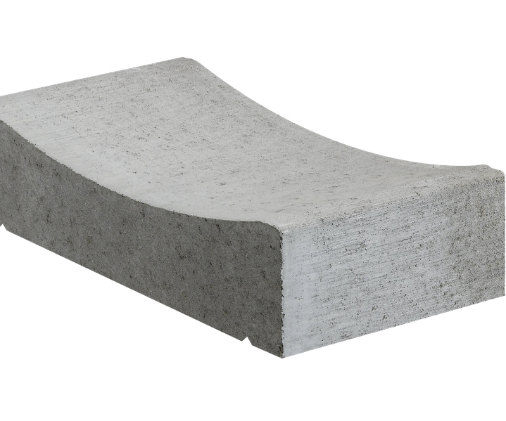 Muldensteine im Straßenbau zur gezielten Wasserableitung