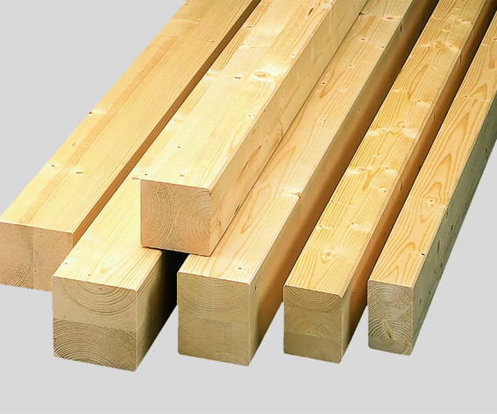 Brettschichtholz BSH als tragendes Element im Holzhausbau