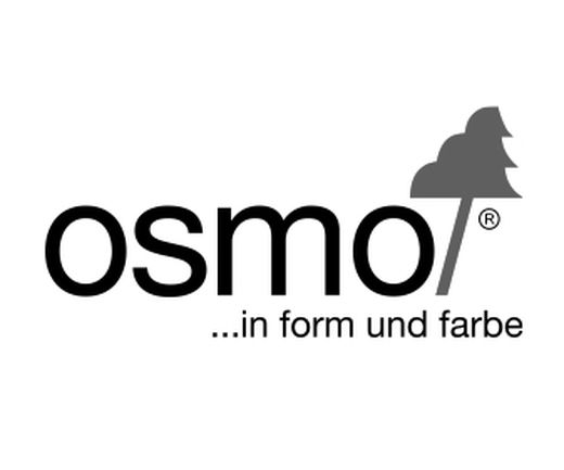 Logo von Osmo, Hersteller von Holzölen, Lasuren und Pflegeprodukten.