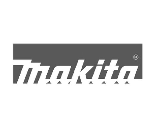 Markenlogo von Makita, Hersteller von Elektrowerkzeugen und Akku-Geräten.