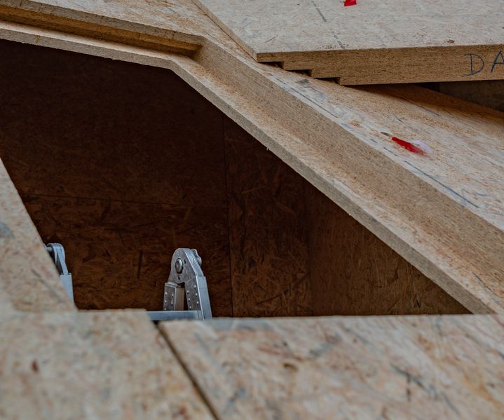 Magnumboard-Platten als Wandsystem in der Modulbauweise