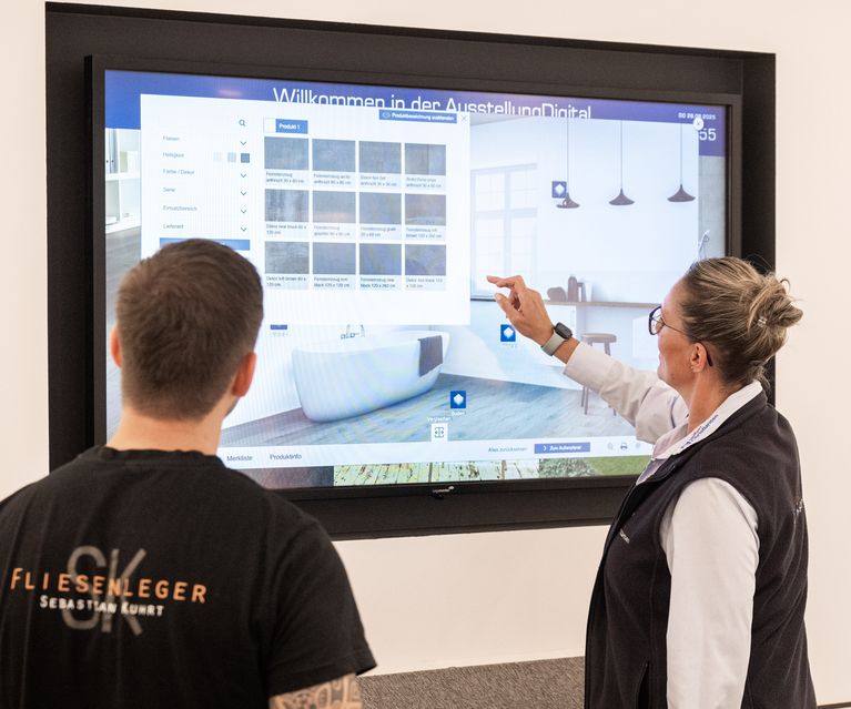 Optimale Beratung hilft dabei, das Bad effizient und ansprechend zu planen.