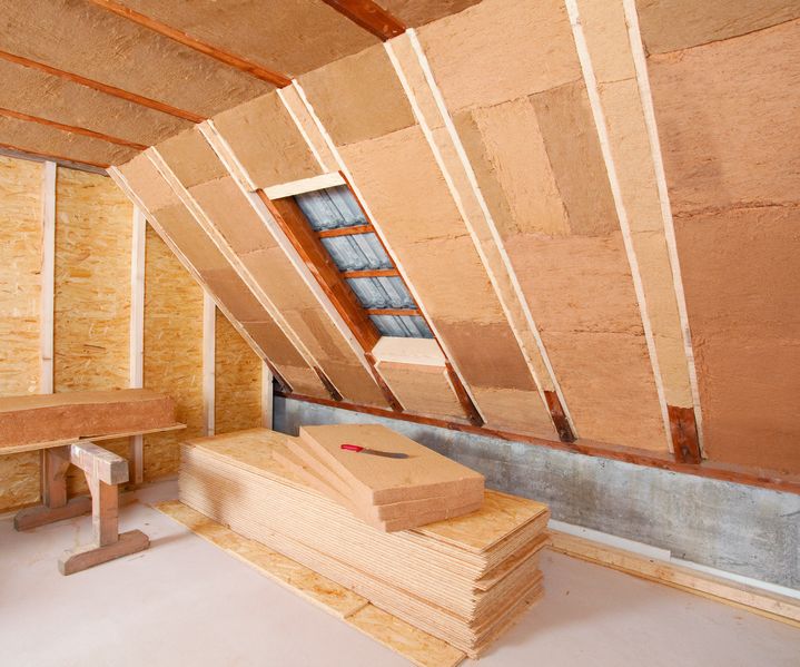 OSB-Platten als Bauplatten für Wand- und Dachkonstruktionen