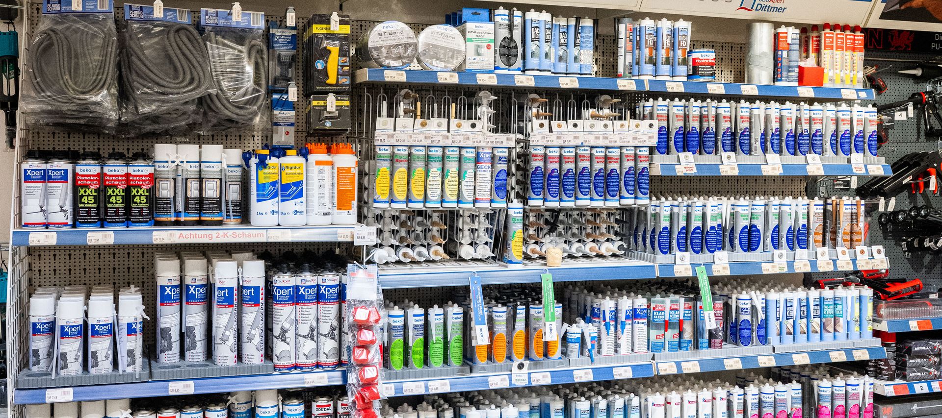 Regal Bauchemie Silikon bauxpert dittmer Lütjenburg