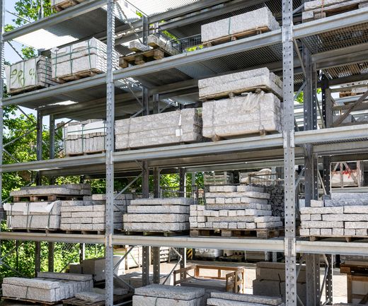 chregal Außenlager Granit Naturstein bauxpert Dittmer Lütjenburg