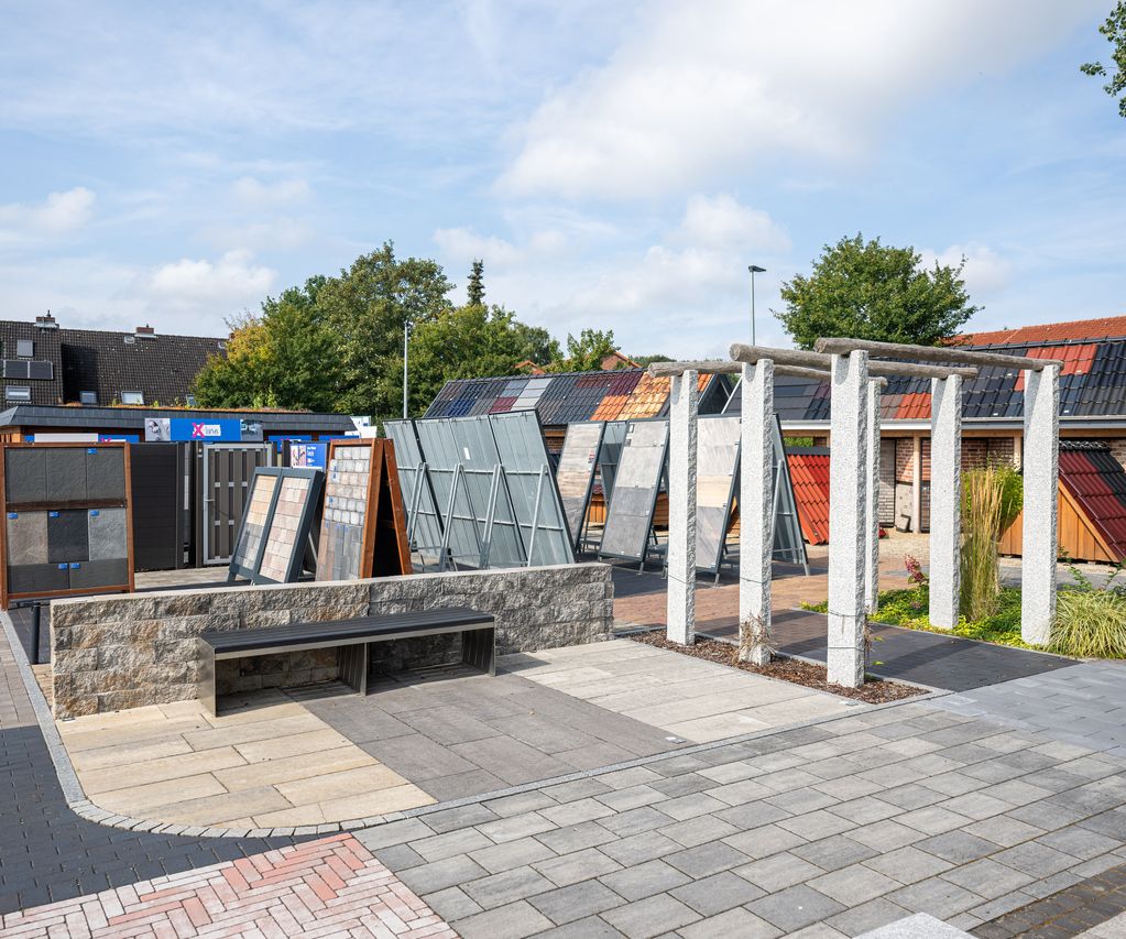 Terrassengestaltung Austellung bauxpert Dittmer Lütjenburg