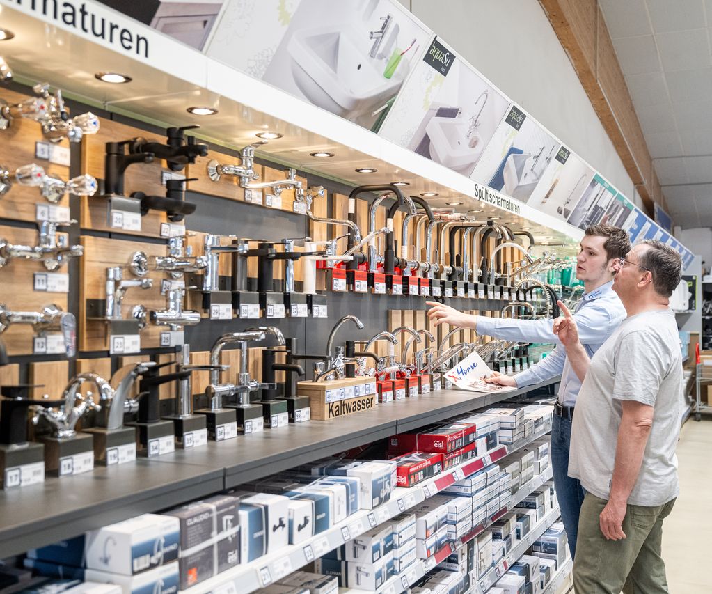 Armaturen Regal Beratung Felix Jordan bauxpert dittmer Lütjenbur
