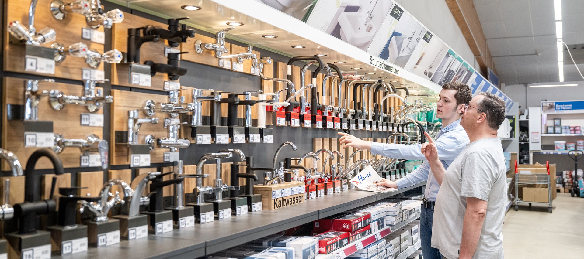 Armaturen Regal Beratung Felix Jordan bauxpert dittmer Lütjenbur