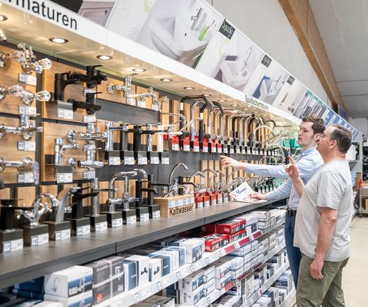 Armaturen Regal Beratung Felix Jordan bauxpert dittmer Lütjenbur