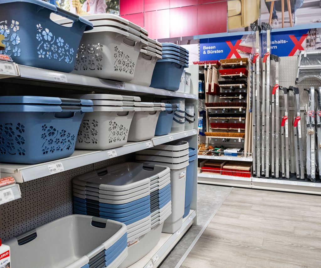 Regal Wäschekörbe bauxpert Dittmer Lütjenburg