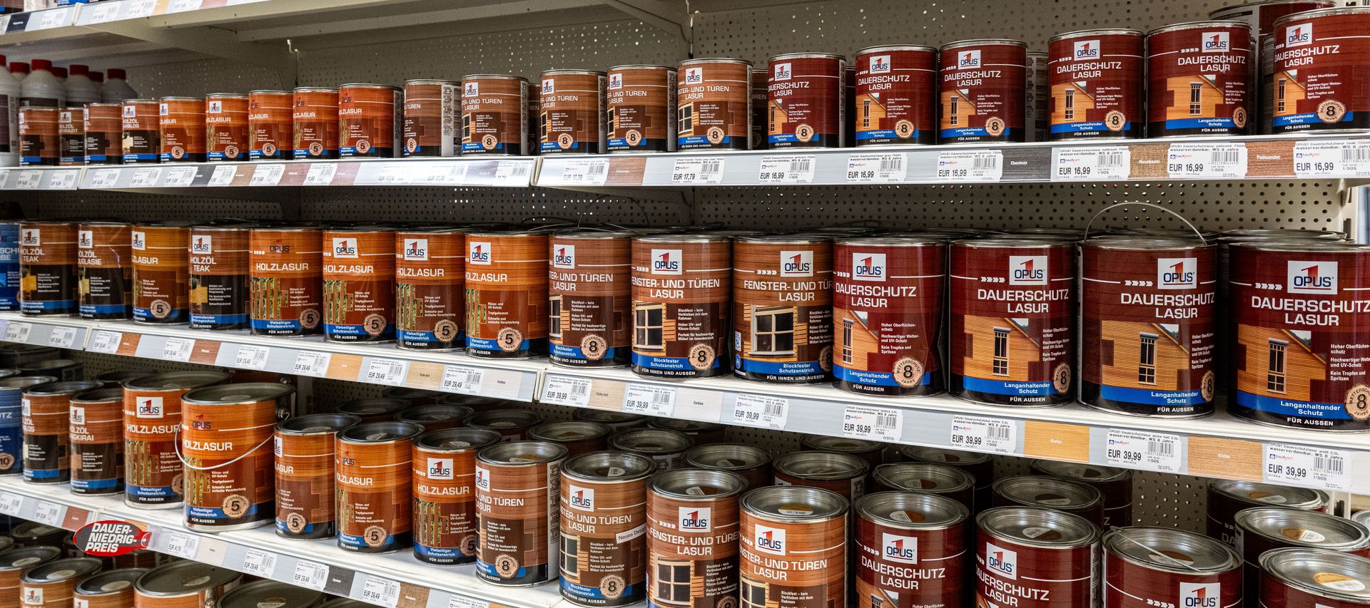 Holzschutzfarbe Regal bauxpert Dittmer Lütjenburg