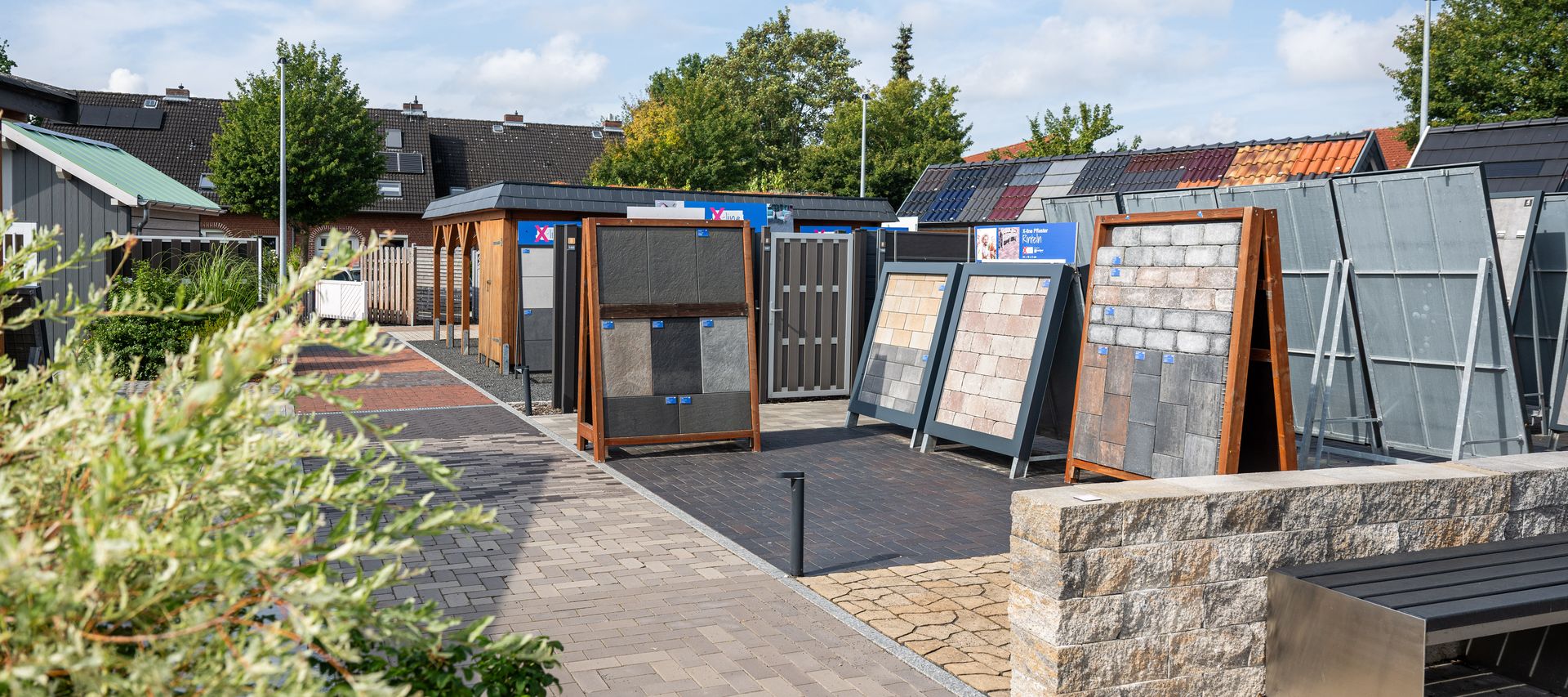 Terrassenplatten Ausstellung bauxpert Dittmer Lütjenburg