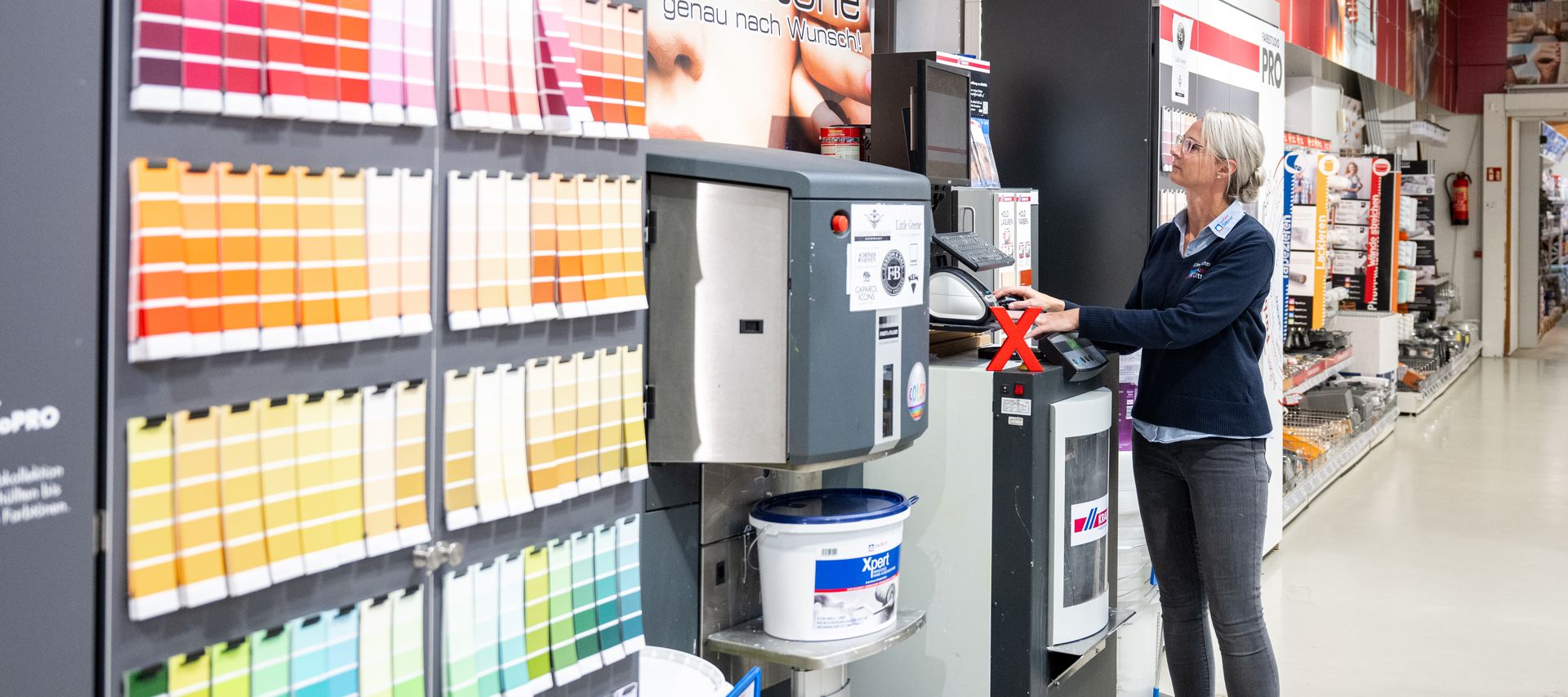 Wandgestaltung Farmischmaschine bauxpert Dittmer Lütjenburg