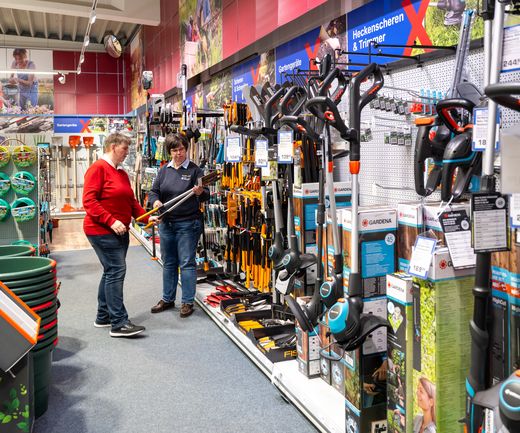 Gartengeräte bauxpert Dittmer Lütjenburg Beratungsgespräch