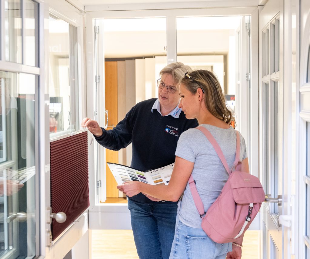 Plissee Beratung bauxpert dittmer Lütjenburg