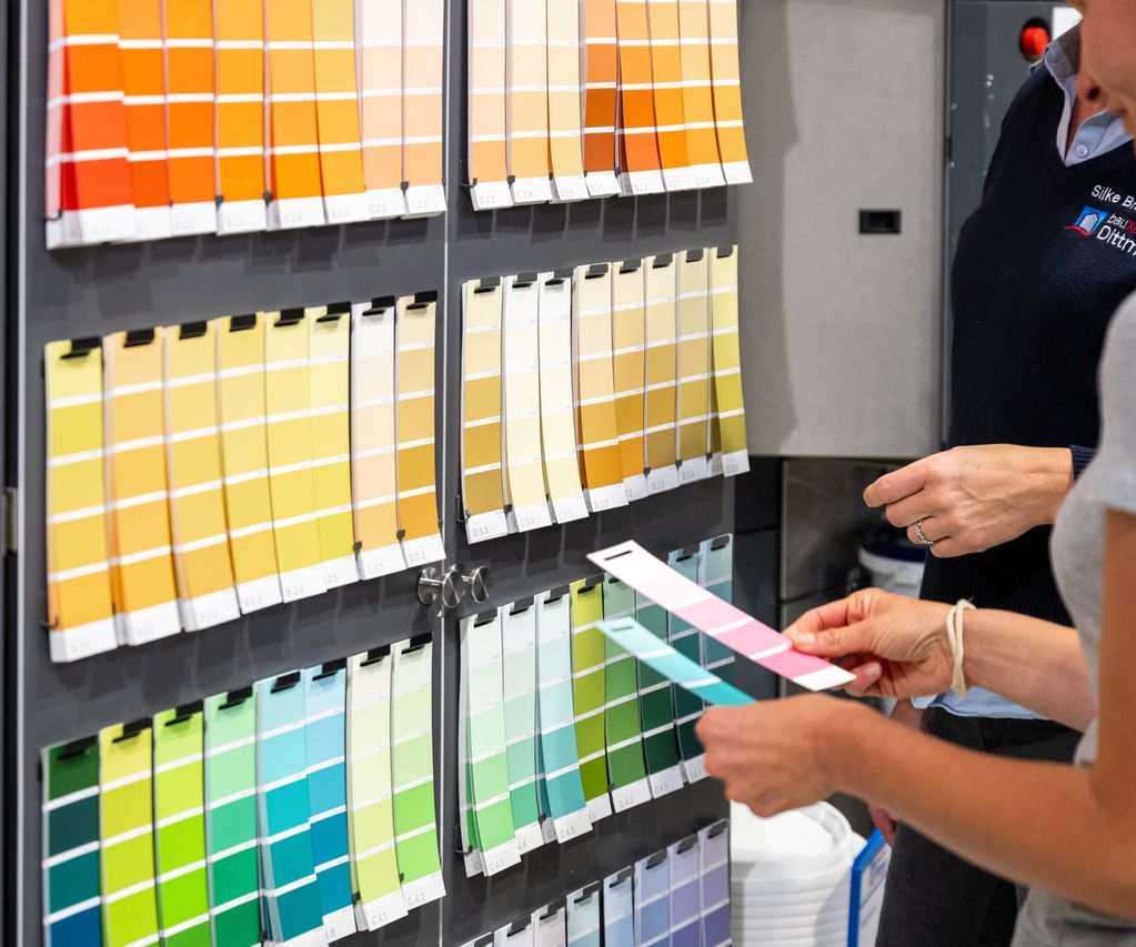 Farbauswahl Wandgestaltung bauxpert Dittmer