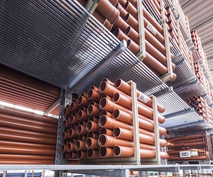 KGEM Rohr im Baustofflager