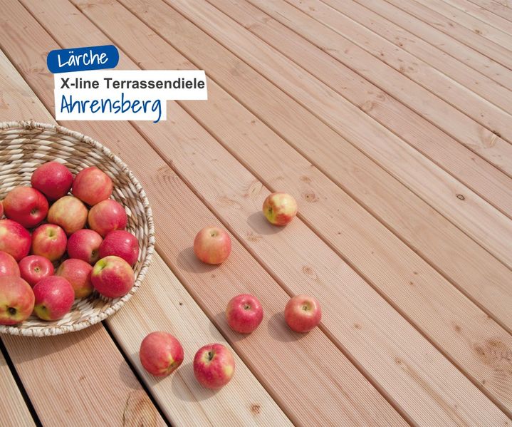 Lärche Terrassendiele X-line Travemünde