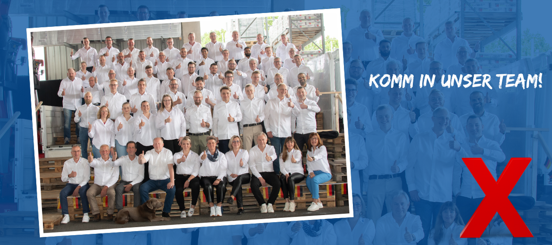 Das Team vom Baustoffhandel bauXpert Gebhard