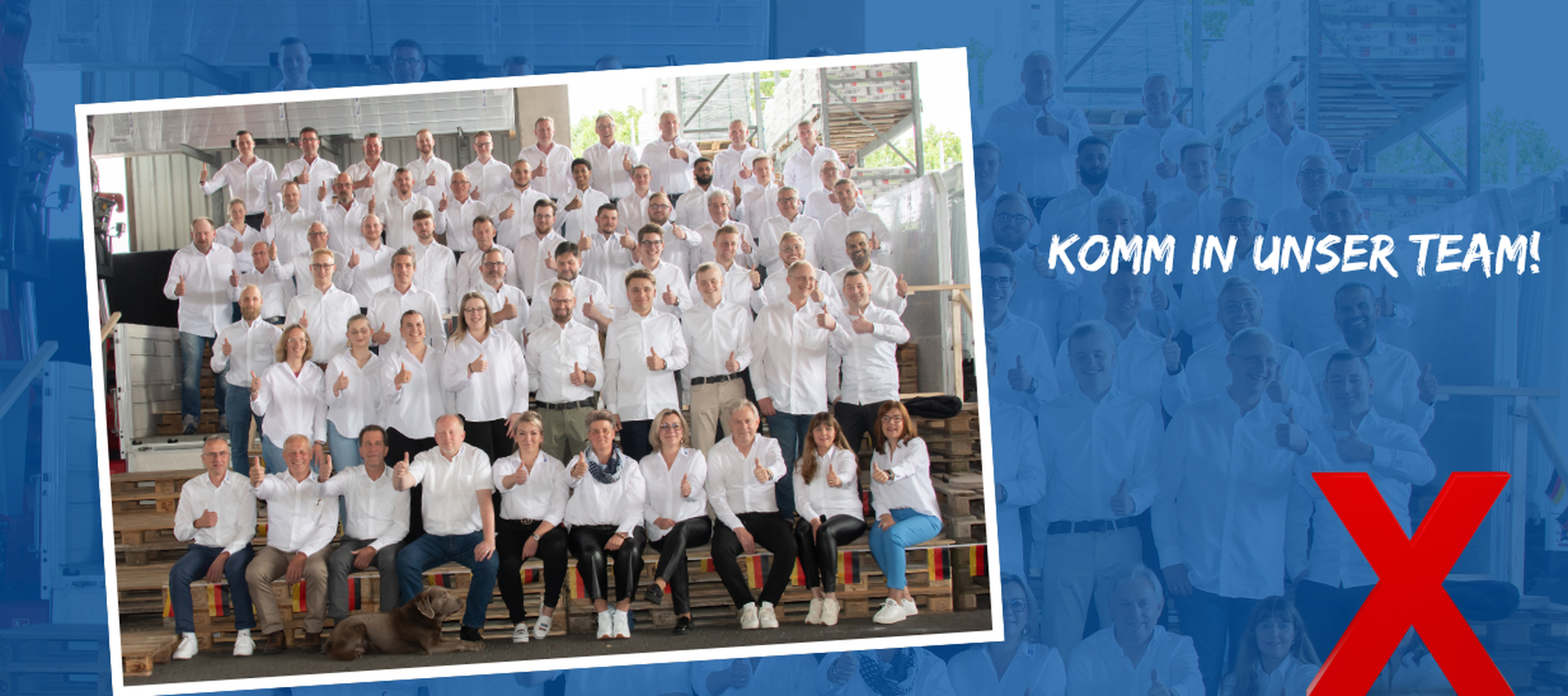 Das Team vom Baustoffhandel bauXpert Gebhard