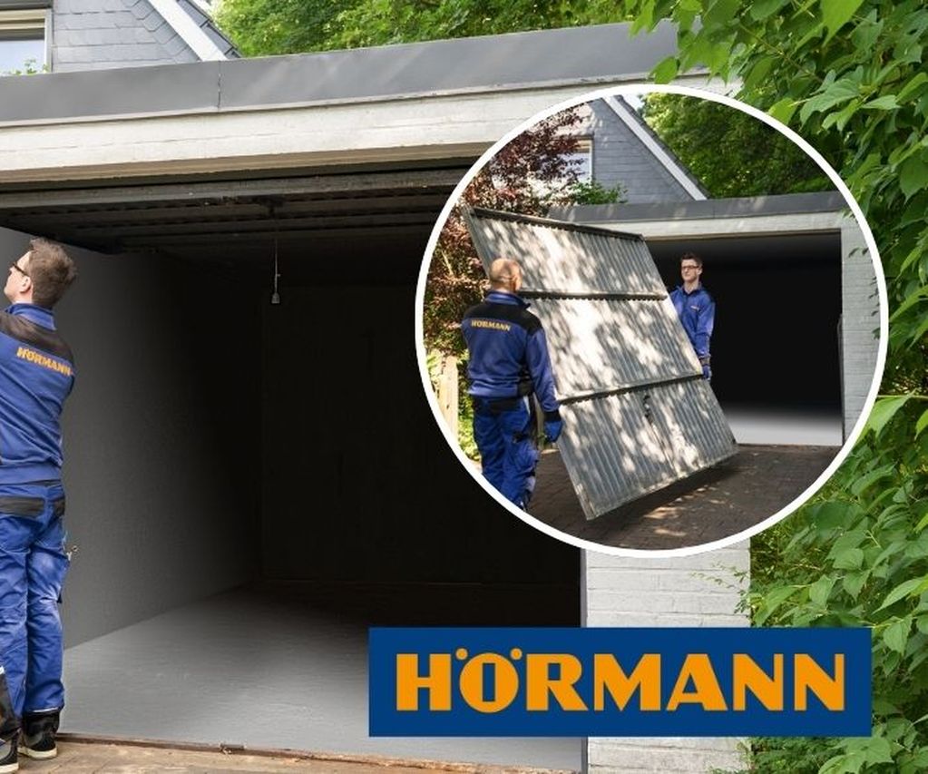 Hörmann Garagentor mit Montageservice