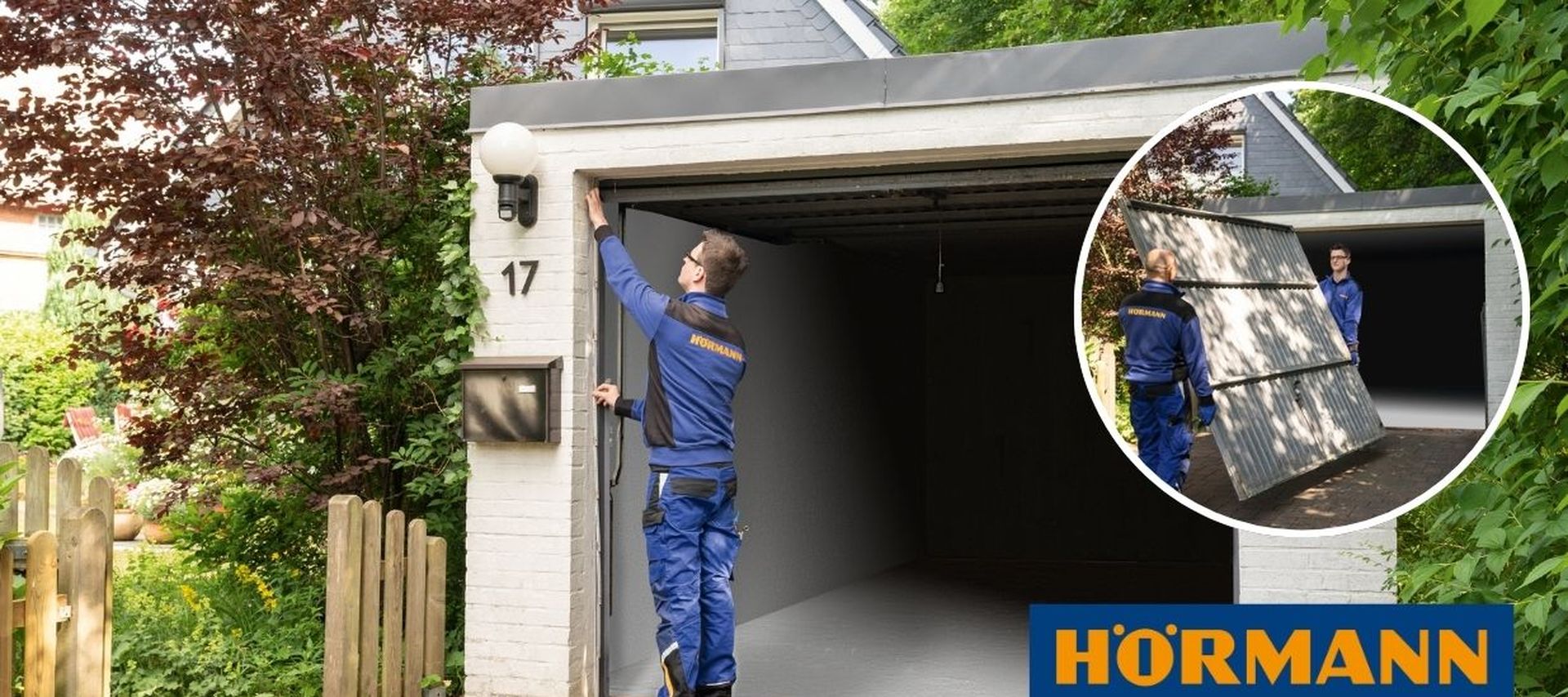 Hörmann Garagentor mit Montageservice