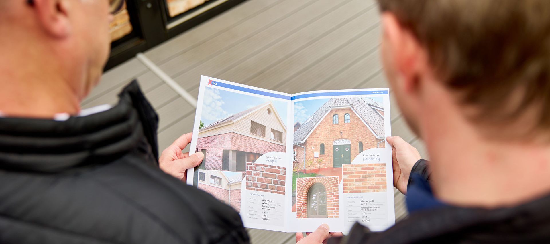 Einblick in den Katalog XBricks für X-line Verblender von der bauXpert