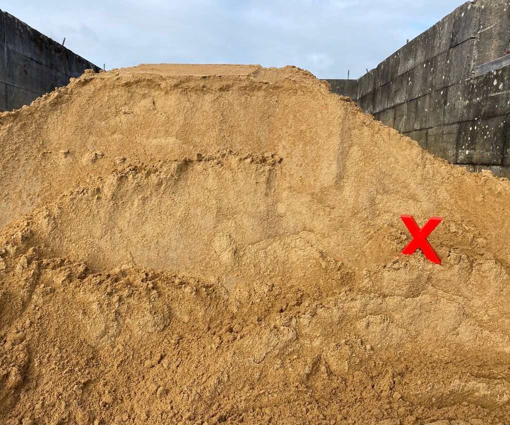 Schüttgüter am Lager von bauXpert Gebhard