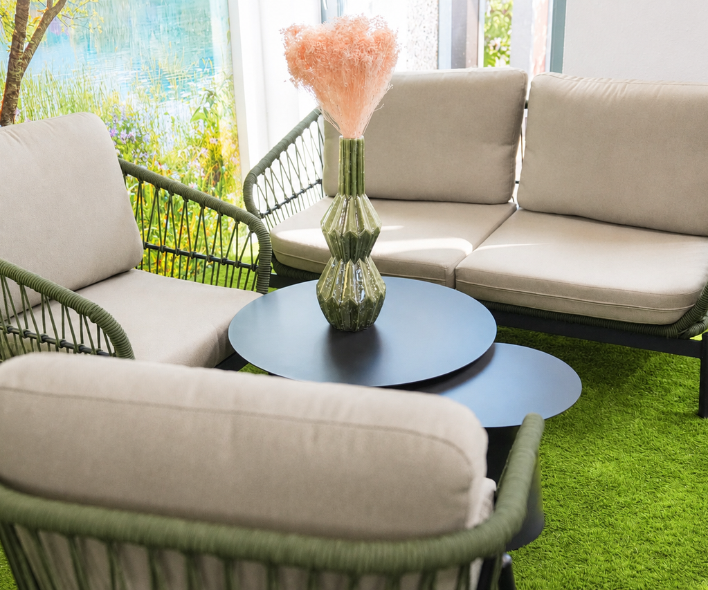 Gartenmöbel Lounge bauXpert Gr Beilage beige grün