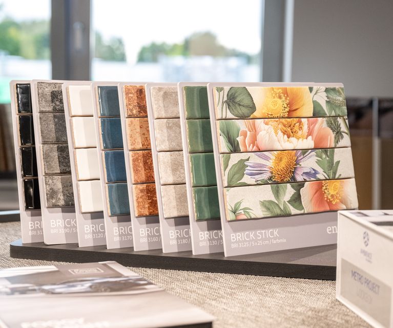 Detailbild von Fliesen bei bauXpert Gr Beilage in Vechta, dem Holz & Baustoffhandel, verschiedene Fliesen