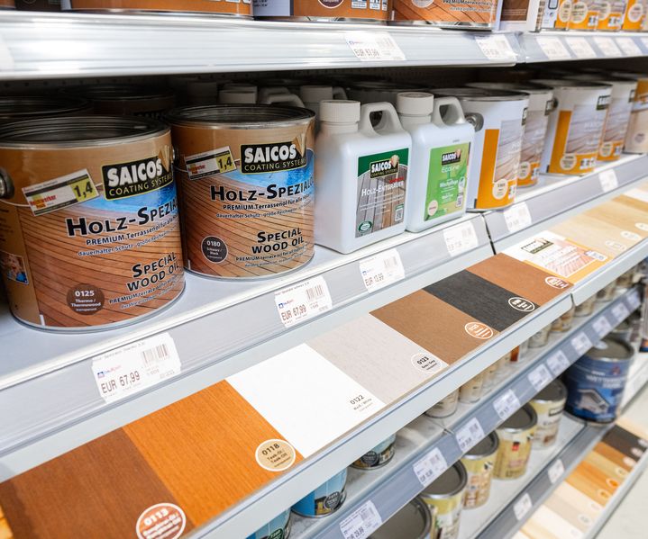 Holzöl und Holzschutzfarben im Fachmarkt von bauXpert Köhn