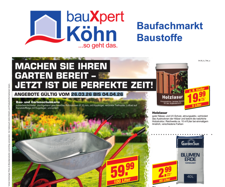 Bild Beilage mit Angeboten von 26.03.26 BIS 04.04.26